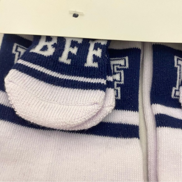 SimplyDog Matching White Navy BFF Human & Dog Socks Dog Sz Small Medium - Picture 7 of 12